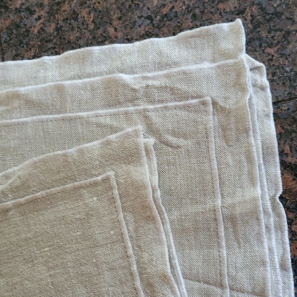 RESTORATION HARDWARE Linen Placemats Set of Four - Picture 4 of 6